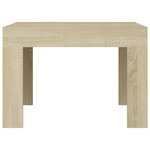 vidaXL Table basse Chêne sonoma 50x50x35 cm Bois d'ingénierie