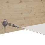 vidaXL Auvent vertical Blanc 140x800 cm Tissu oxford