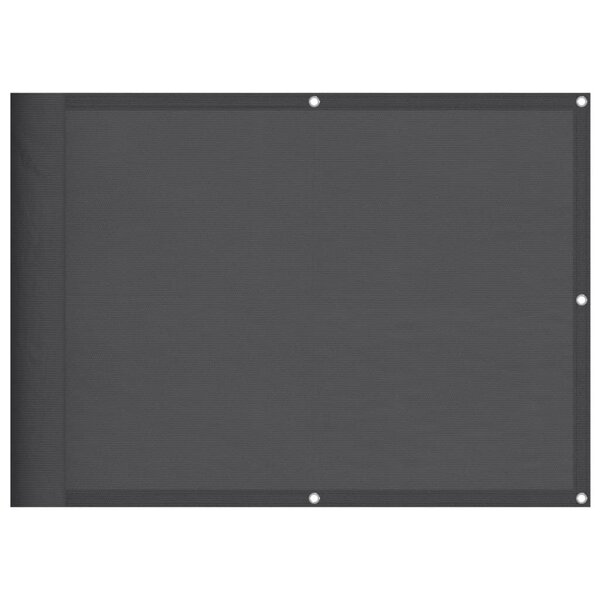 vidaXL Écran de balcon anthracite 75x800 cm 100  polyester oxford