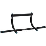 Avento Barre de fitness de porte Acier