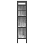 vidaXL Étagère Gris Sonoma 75 x 30 x 123 5 cm Bois d'ingénierie