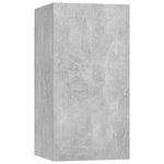 vidaXL Meubles TV 4 Pièces Gris béton 30 5x30x60 cm Bois d'ingénierie