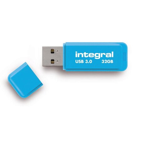 Clé USB Integral Néon 32 Go USB 3.0 (Bleu)