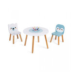 Table et 2 chaises - Banquise