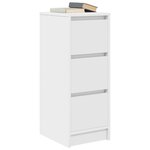 vidaXL Buffet blanc 29 5x34x76 cm bois d'ingénierie