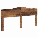 vidaXL Tête de lit Bois Ancien 200 cm Bois d'ingénierie