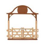 Schleich 42434 - Horse Club Pré pour chevaux avec portail