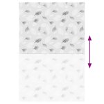 vidaXL Store enrouleur de douche 160x240 cm largeur du tissu 156 cm