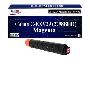 T3AZUR -Toner compatible avec Canon C-EXV29 (2798B002) pour Canon C5235 C5235A C5240 C5030i C5035 C5040 - Magenta