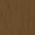 vidaXL Table de jardin marron miel 82 5x82 5x45 cm bois massif de pin