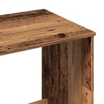 vidaXL Bureau vieux bois 100x50x75 cm bois d'ingénierie