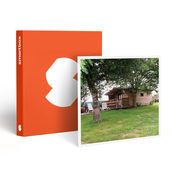 SMARTBOX - Coffret Cadeau Séjour de 2 jours en chalet avec dîner et accès au sauna ou bain bouillonnant près de Dax -  Séjour