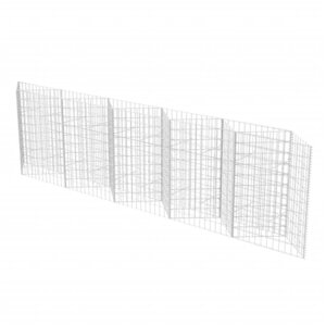 vidaXL Panier de gabion Acier galvanisé 300x30x100 cm