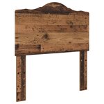 vidaXL Cadre de lit Bois ancien 90 x 200 cm Pin massif