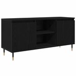 vidaXL Meuble TV Chêne noir 104 x 35 x 50 cm Bois d'ingénierie