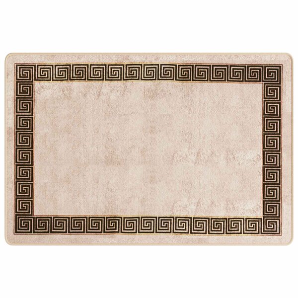 vidaXL Coureur de Tapis MARSA Noir 100 x 150 cm Polyester et PVC