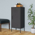 vidaXL Armoire de rangement Anthracite 42 5x35x101 5 cm Acier
