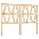 vidaXL Tête de lit 146x4x100 cm Bois massif de pin