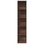 vidaXL Bibliothèque chêne marron 40x30x189 cm bois d'ingénierie