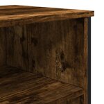 vidaXL Buffet chêne fumé 91x35 5x74 5 cm bois d'ingénierie