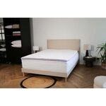 Surmatelas 160 x 200 cm - Déhoussable - Ergo latex