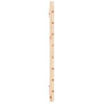 vidaXL Tête de lit murale 126x3x63 cm Bois massif de pin