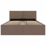 vidaXL Cadre de lit à rangement hydraulique sans matelas 140x200 cm