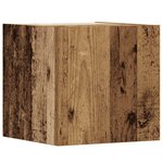 vidaXL Ensemble de meuble TV mural 8 Pièces vieux bois bois d'ingénierie