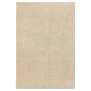 vidaXL Tapis à poils courts 160x230 cm Beige