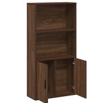 vidaXL Bibliothèque chêne marron 60x24x120 cm bois d'ingénierie