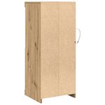 Buffet vidaXL avec lumières LED Chêne artisanal 41x37x100 cm