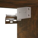 vidaXL Meubles TV suspendus 3 Pièces Chêne fumé 60x30x30 cm