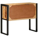 vidaXL Armoire de console 90x35x75 cm bois de manguier massif brut