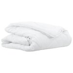 vidaXL Couettes & Duvets Blanc 135 x 220 cm Microfibre