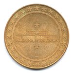 Mini médaille monnaie de paris 2007 - cathédrale saint-jean de lyon