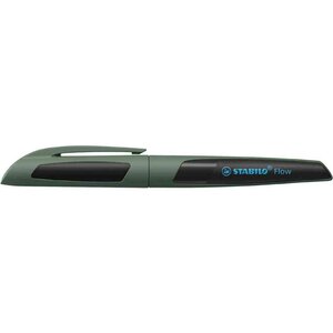 Stylo à plume Flow SPORTY M  noir/vert olive STABILO