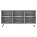 vidaXL Meuble TV sonoma gris 103 5x30x50 cm bois d'ingénierie