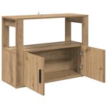 vidaXL Buffet chêne artisanal 80 x 30 x 60 cm Bois d'ingénierie