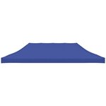 vidaXL Toit de tente de réception 3 x 6 m Bleu