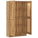 vidaXL Bibliothèque chêne artisanal 82 5x30 5x150 cm bois d'ingénierie