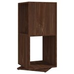 vidaXL Armoire rotative Chêne marron 34 5x34 5x75 5 cm bois ingénierie