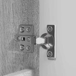 vidaXL Armoire Miroir de Salle de Bain Gris Sonoma 60 x 20 x 60 cm