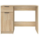 vidaXL Bureau Chêne sonoma 100x50x75 cm Bois d'ingénierie