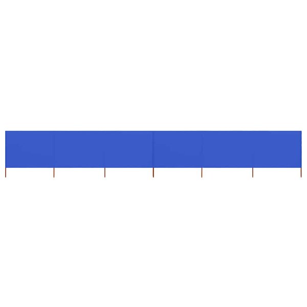 vidaXL Paravent 6 panneaux Tissu 800 x 120 cm Bleu azuré