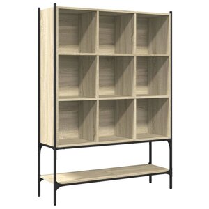 vidaXL Bibliothèque chêne sonoma 102x30x141 5 cm bois d'ingénierie