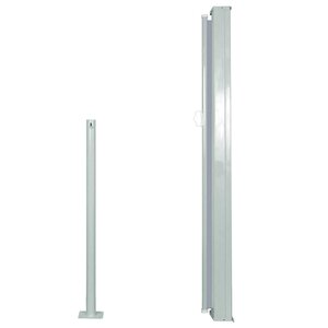 vidaXL Auvent latéral rétractable 120 x 300 cm Gris