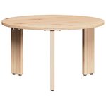 vidaXL Table basse 3 Pièces Naturel 47 5 x 47 5 x 27 cm