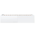 vidaXL Cadre de lit sans matelas blanc 100x200 cm