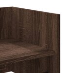 vidaXL Étagère murale chêne marron 70 5x35x30 5 cm bois d'ingénierie