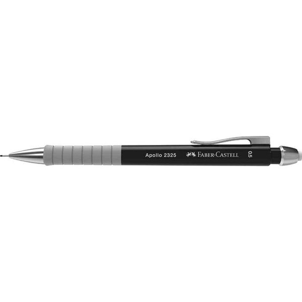 Porte-mine apollo 0 7 mm grip corps noir x 5 faber-castell